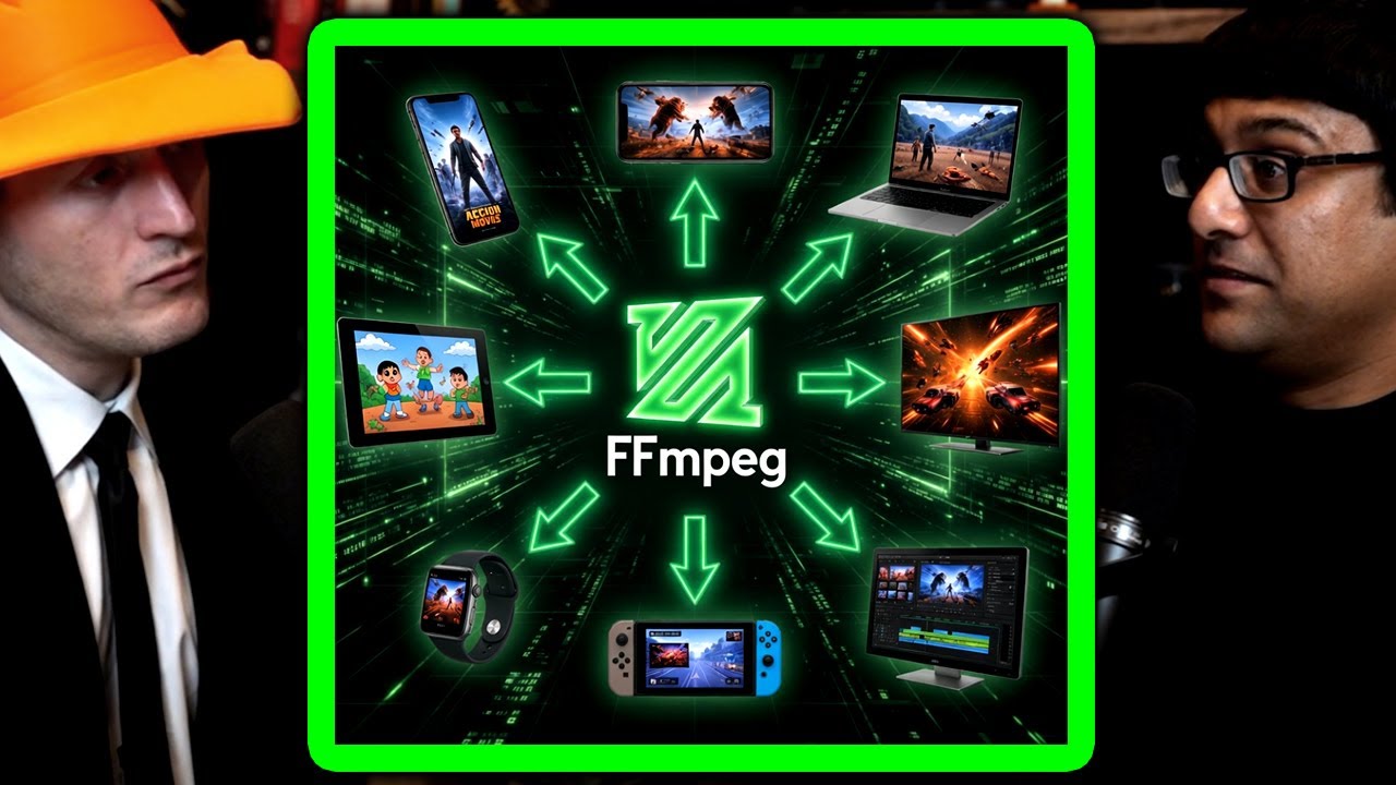 How FFmpeg revolutionized the Internet: The origin story of FFmpeg | Lex Fridman Podcast cover art
