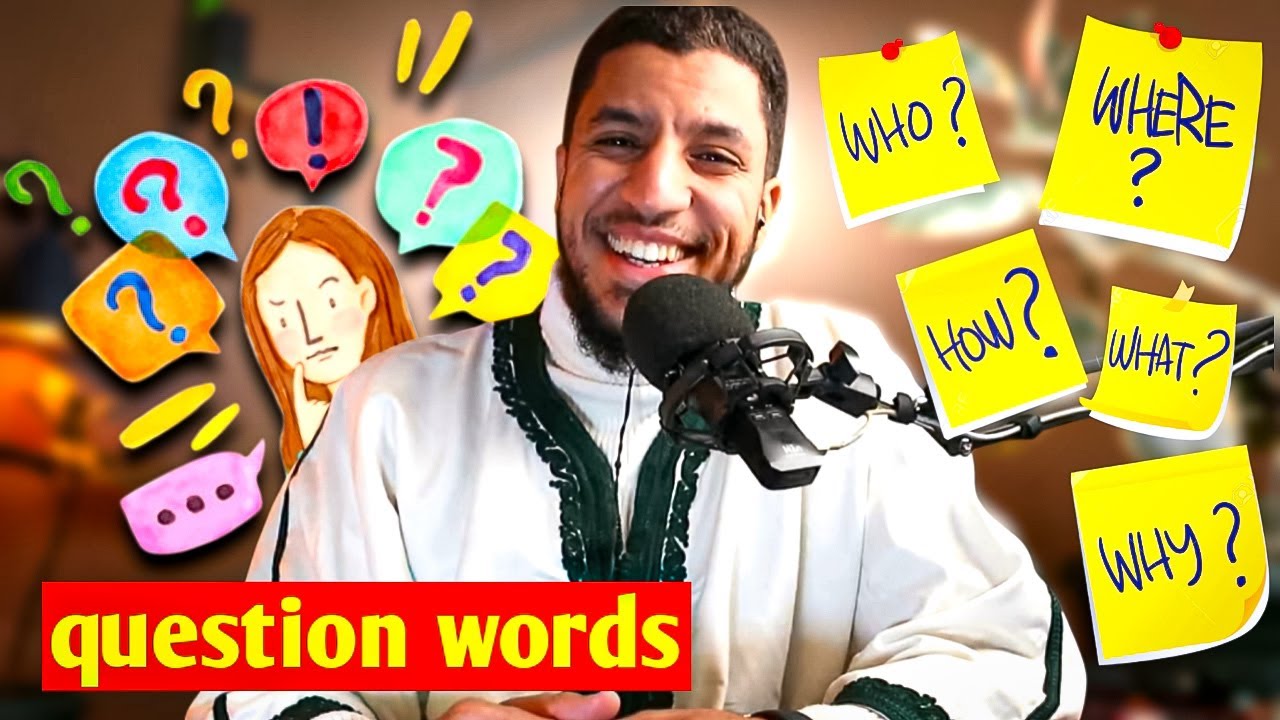 Learn Moroccan Arabic(Darija): Question words cover art