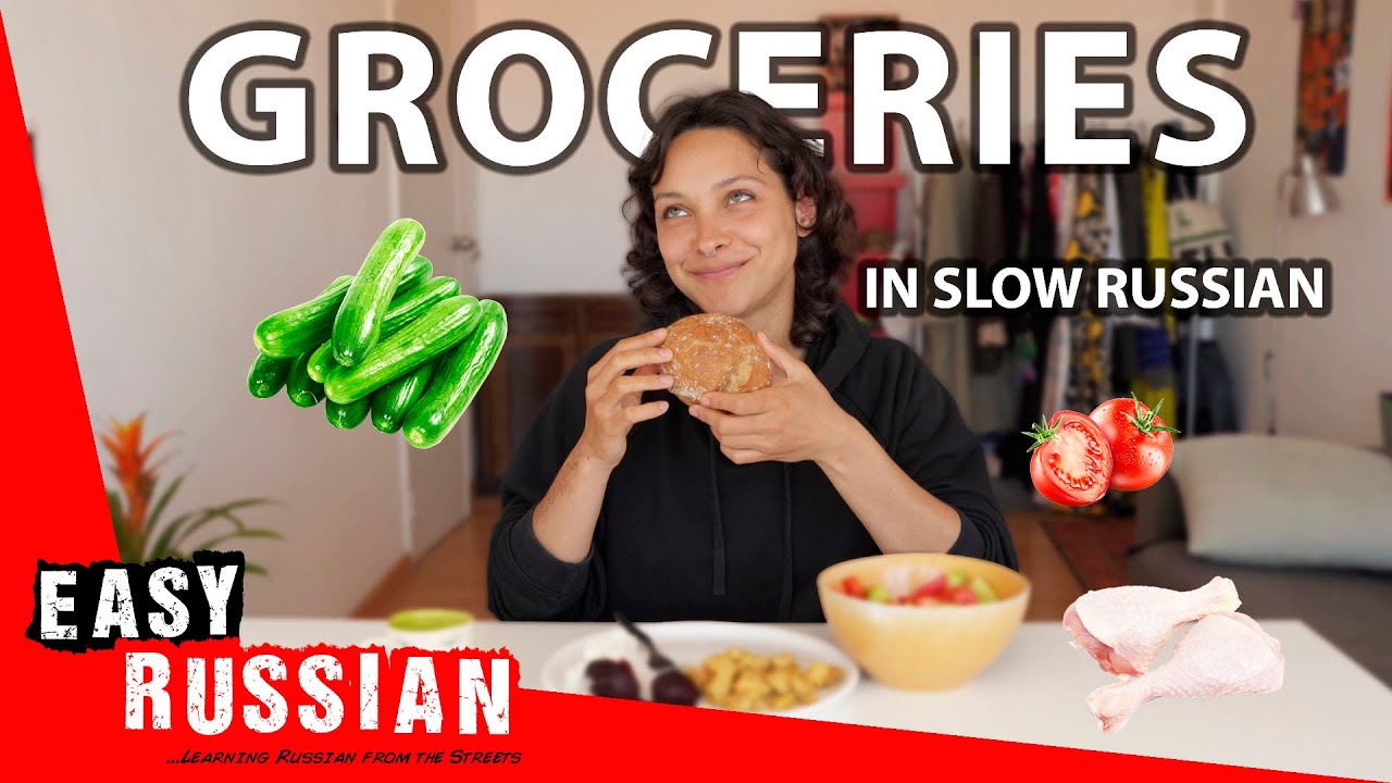 10 Grocery Shopping Phrases in Slow Russian | Super Easy Russian 48 cover art