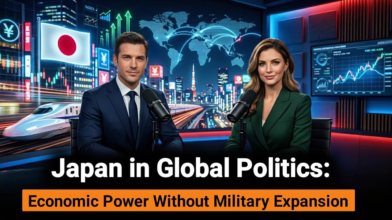 Japan in Global Politics: Economic Power Without Military Expansion | Learn English With Podcast cover art