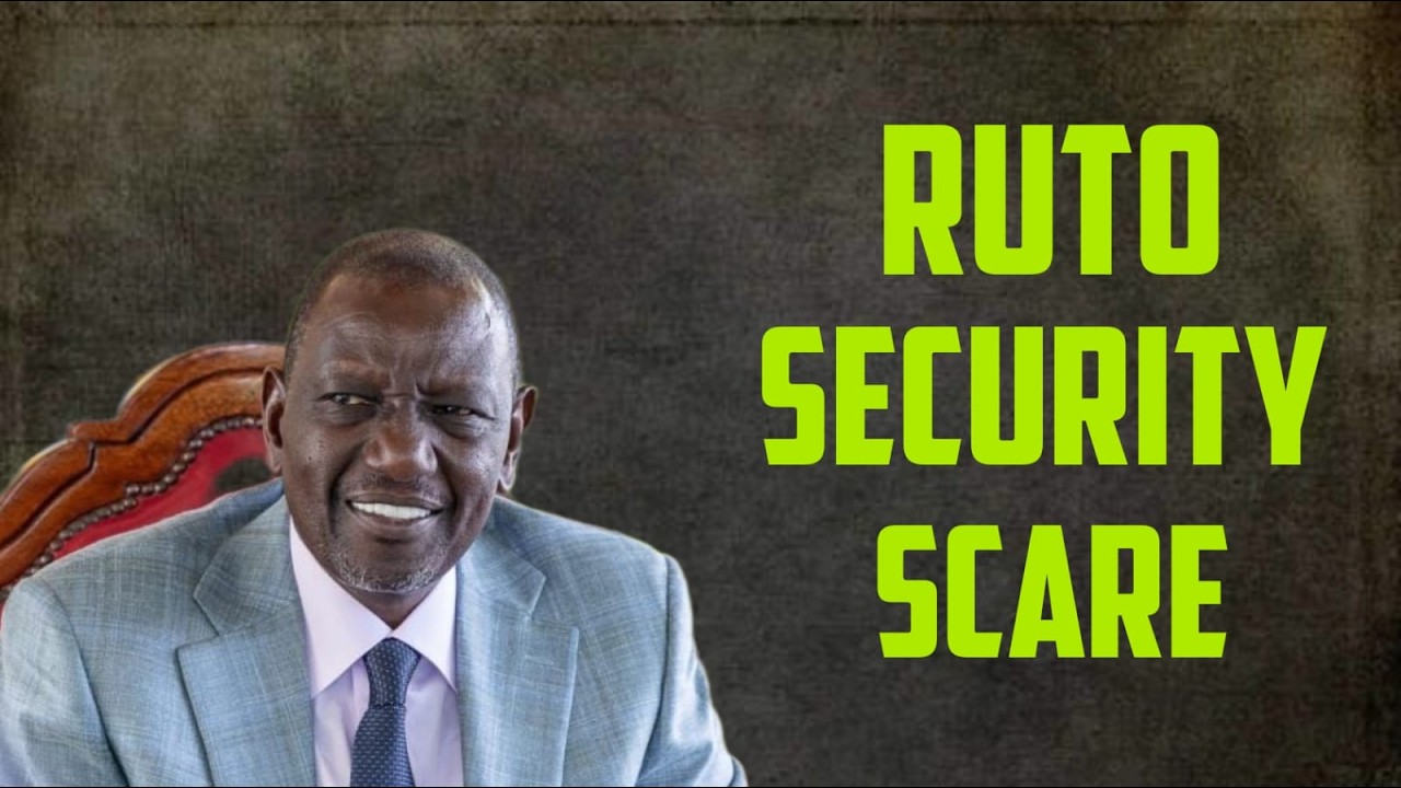 Stranger Runs Up To Ruto And Lingers For A Few Second Before Security Steps In cover art