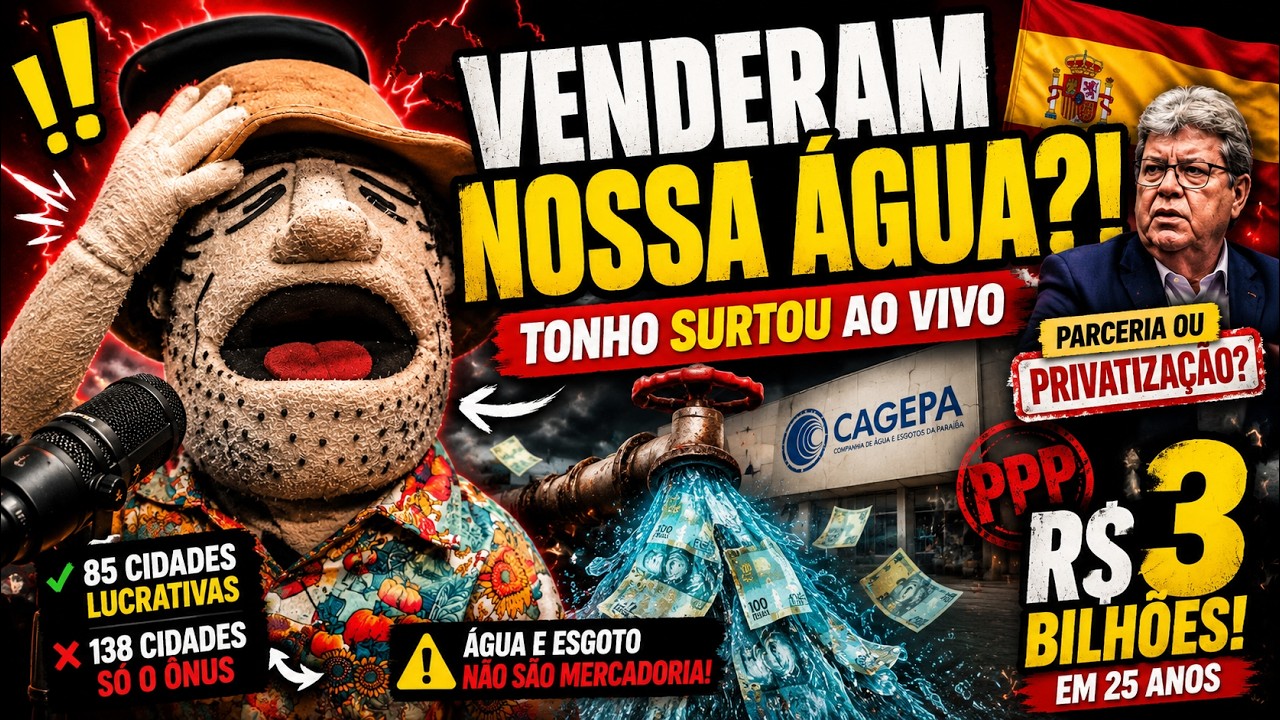 VENDERAM NOSSA ÁGUA?! A MÁFIA DA CAGEPA NA PARAÍBA cover art