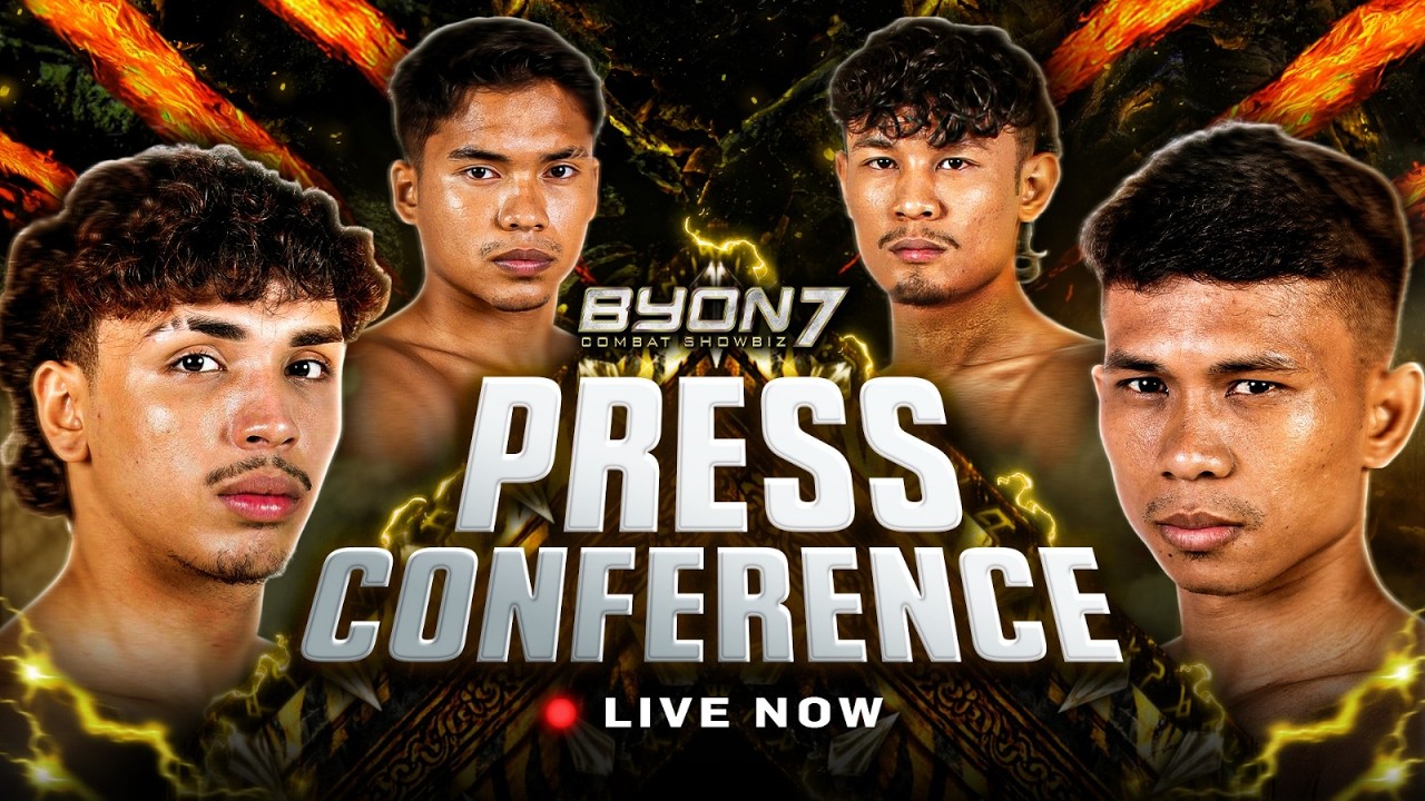 LIVE PRESS CONFERENCE! BYON COMBAT SHOWBIZ VOL. 7! cover art