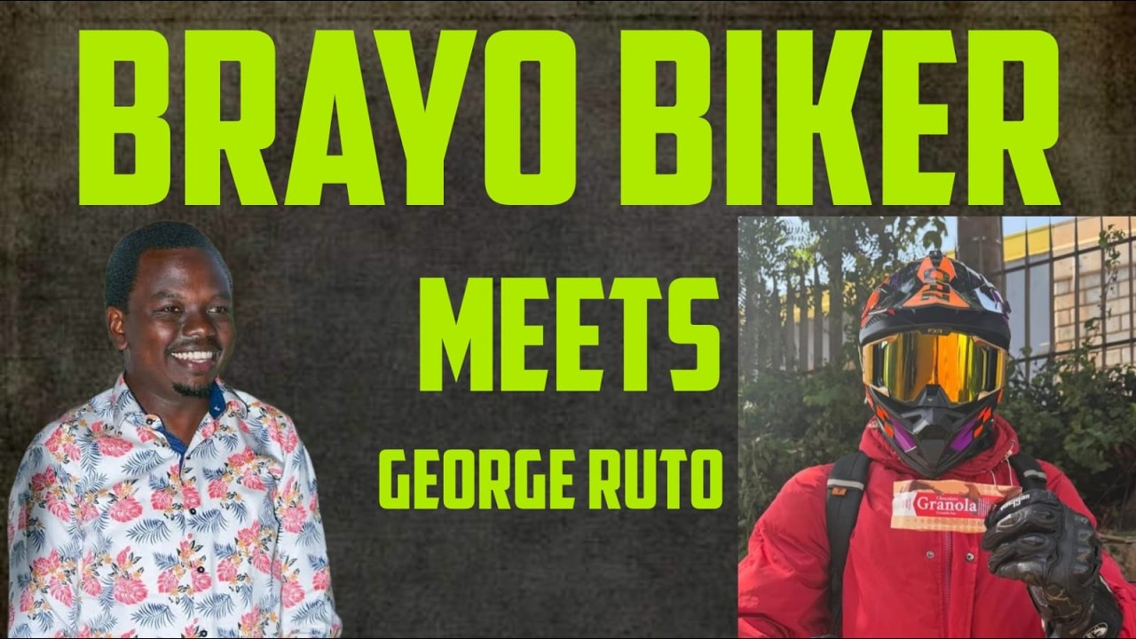 Outrage Amongst The Gen Zs As Brayo Biker Meets George Ruto cover art