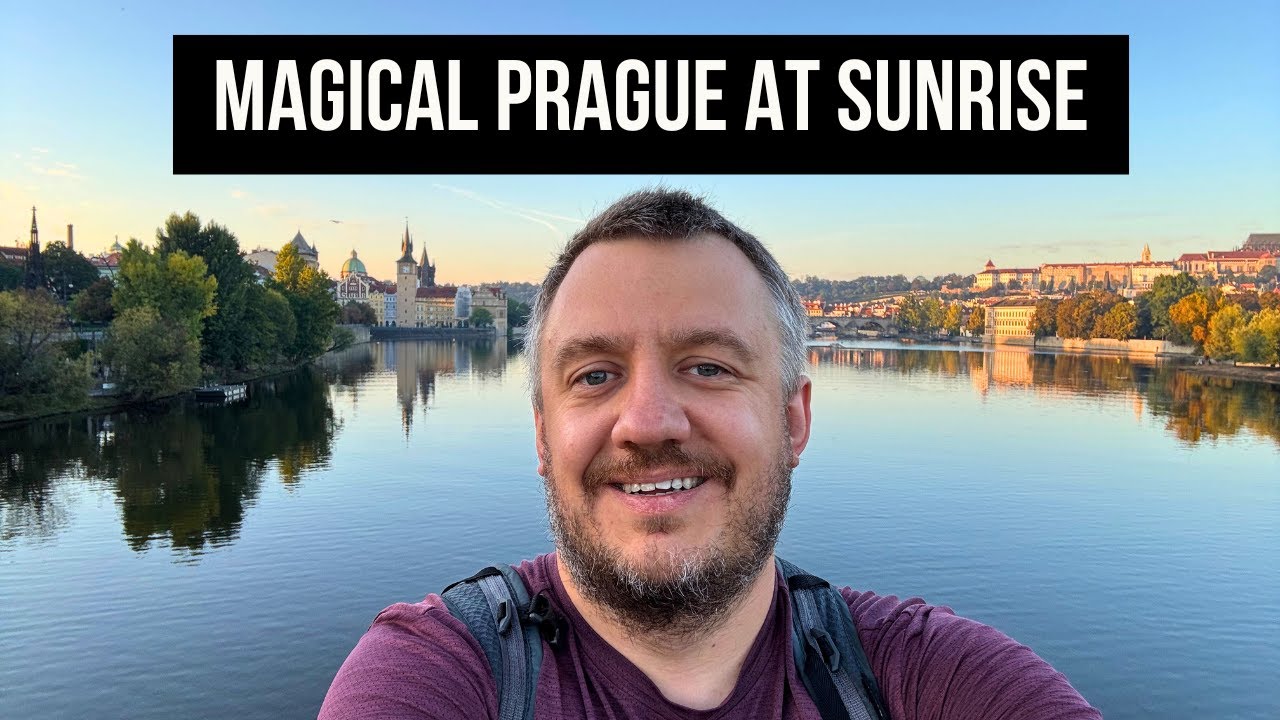 Magical Prague at Sunrise - A Peaceful Morning Walk Through Charles Bridge & Old Town cover art