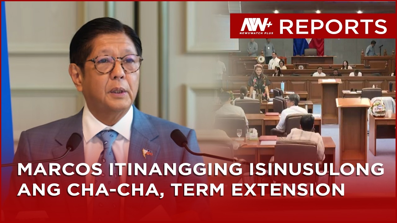 Marcos itinangging isinusulong ang cha-cha, term extension | NewsWatch Reports cover art