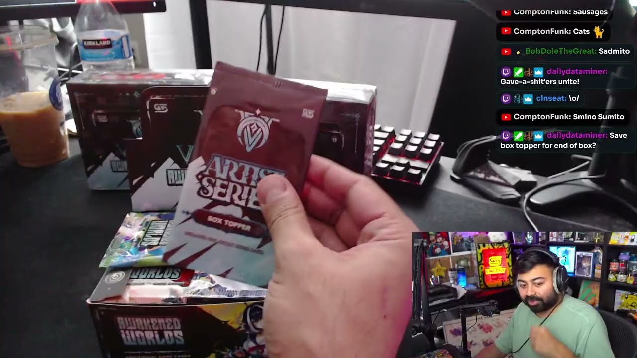 Opening VTuber Trading Cards (like a lot of them) cover art