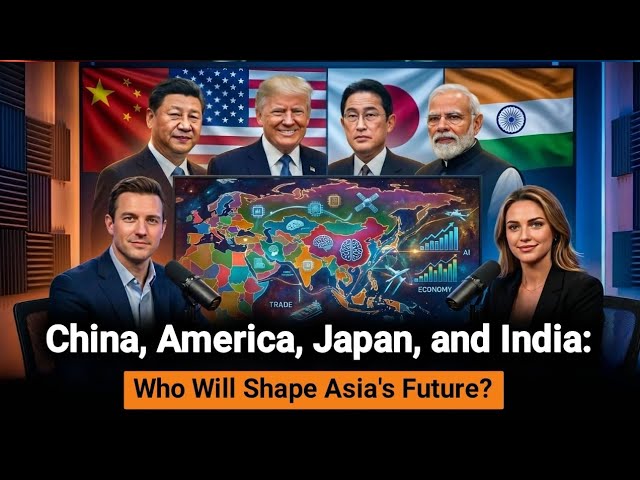 China, America, Japan & India: Who Will Shape Asia’s Future? | English Learning Podcast cover art