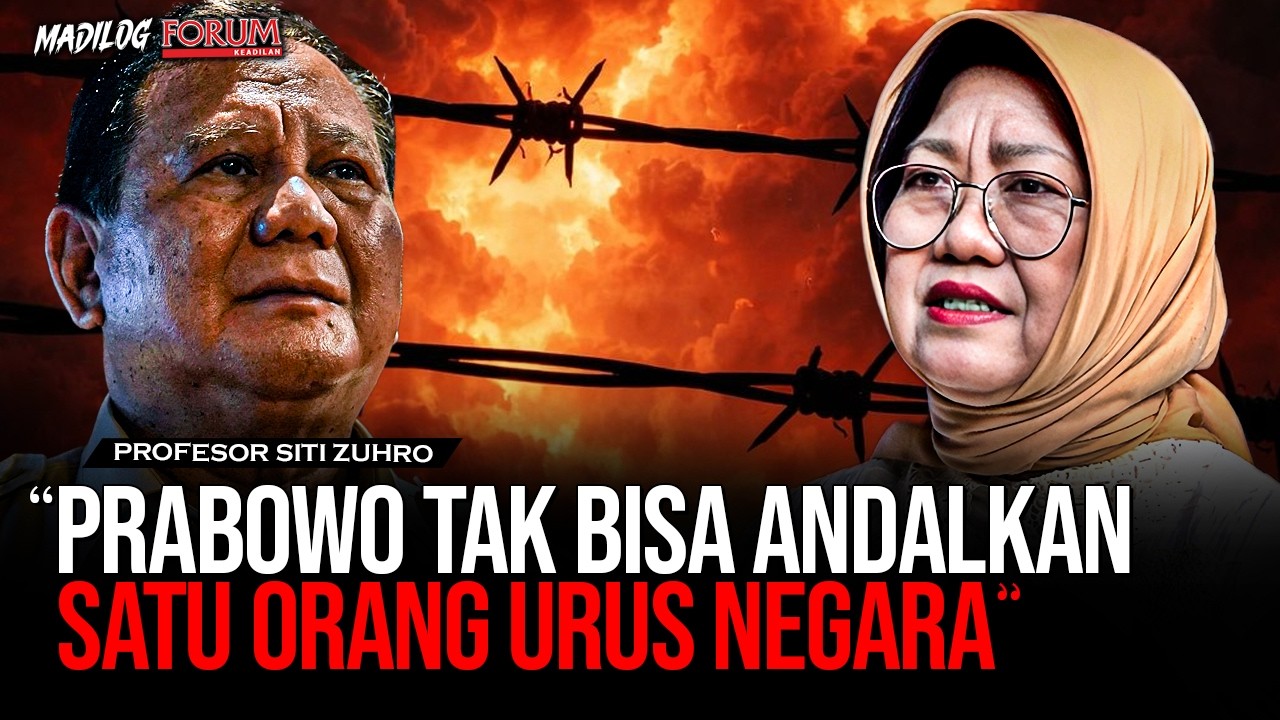 PROFESOR SITI ZUHRO: DUA TAHUN KEDEPAN UJIAN PRABOWO...!!! cover art
