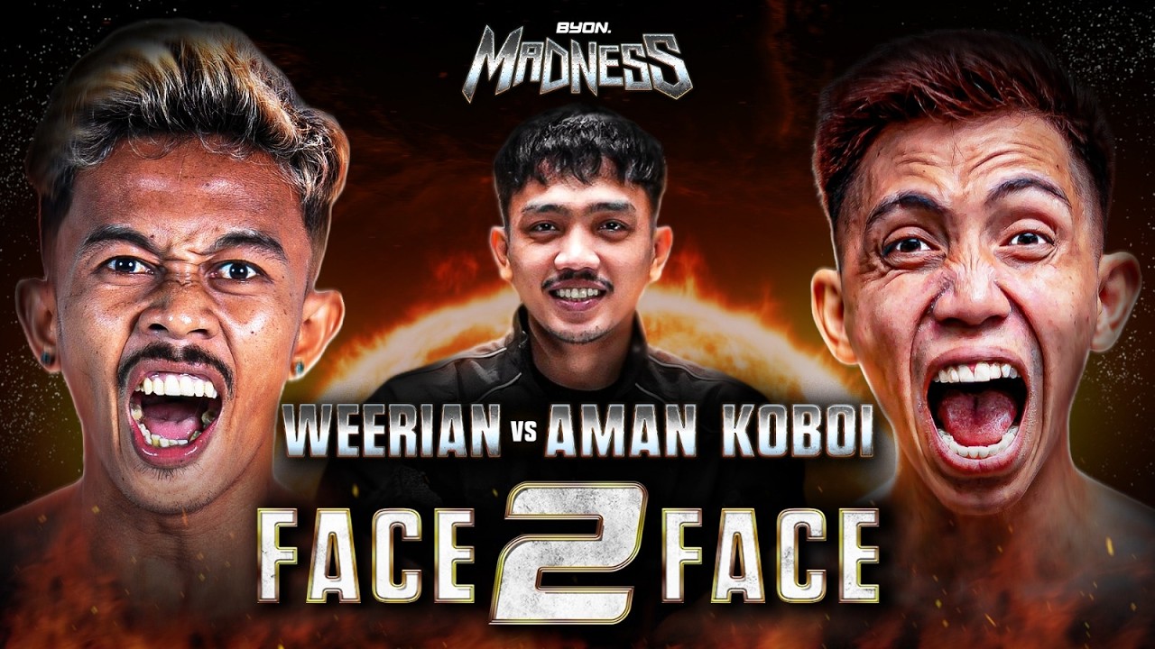 "GUA BAKAL TENDANG LU SAMPE LUPA INGATAN!" - WEERIAN VS AMAN KOBOI FACE 2 FACE cover art