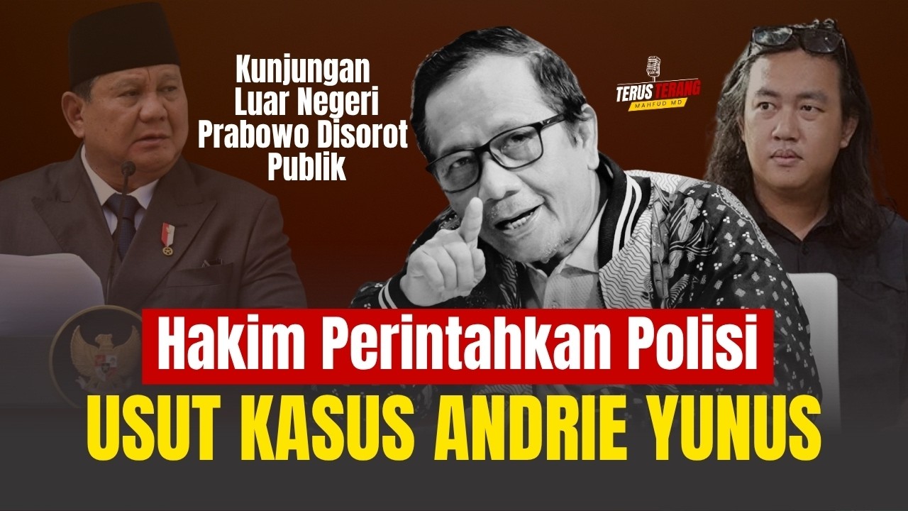MAHFUD MD: POLISI HARUS BERANI USUT KASUS ANDRIE YUNUS cover art