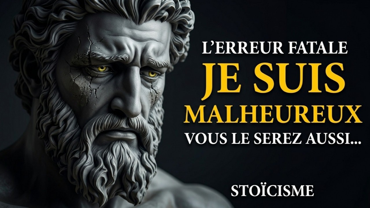 Ignore ces leçons stoïciennes et tu seras MALHEUREUX le reste de ta vie comme je l'ai été cover art