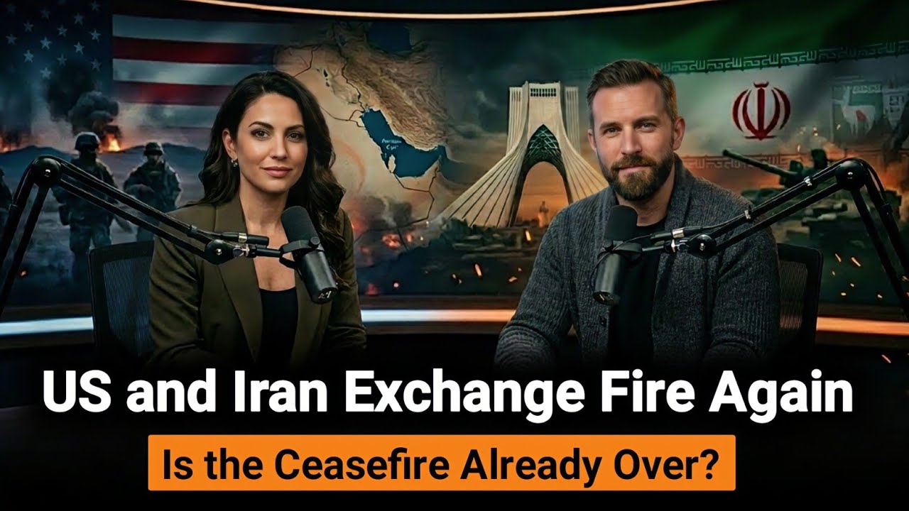 US and Iran Exchange Fire Again — Is the Ceasefire Already Collapsing? | English Learning Podcast cover art
