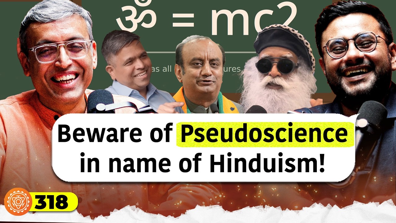 संवाद # 318: Sanskrit scholar exposes pseudoscience peddlers cover art