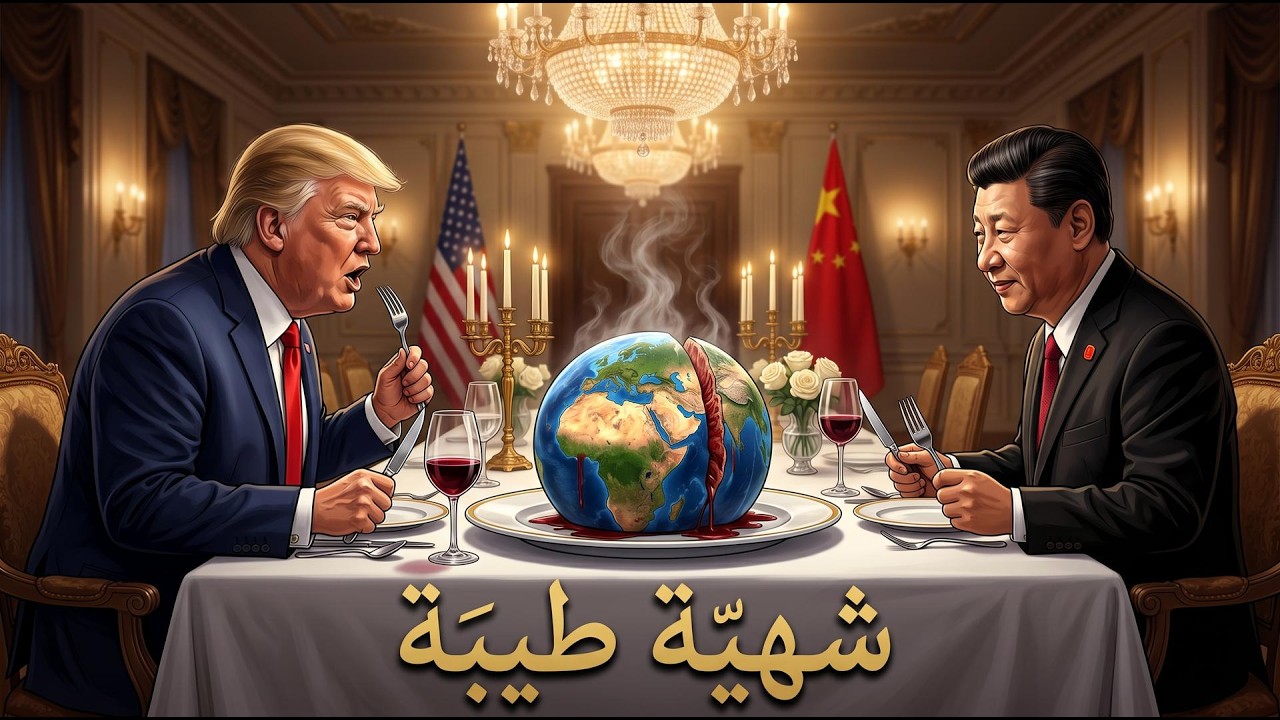 شي وترامب وجها لوجه — العشاء الذي أربك حسابات العالم، مدبلج إلى العربية cover art