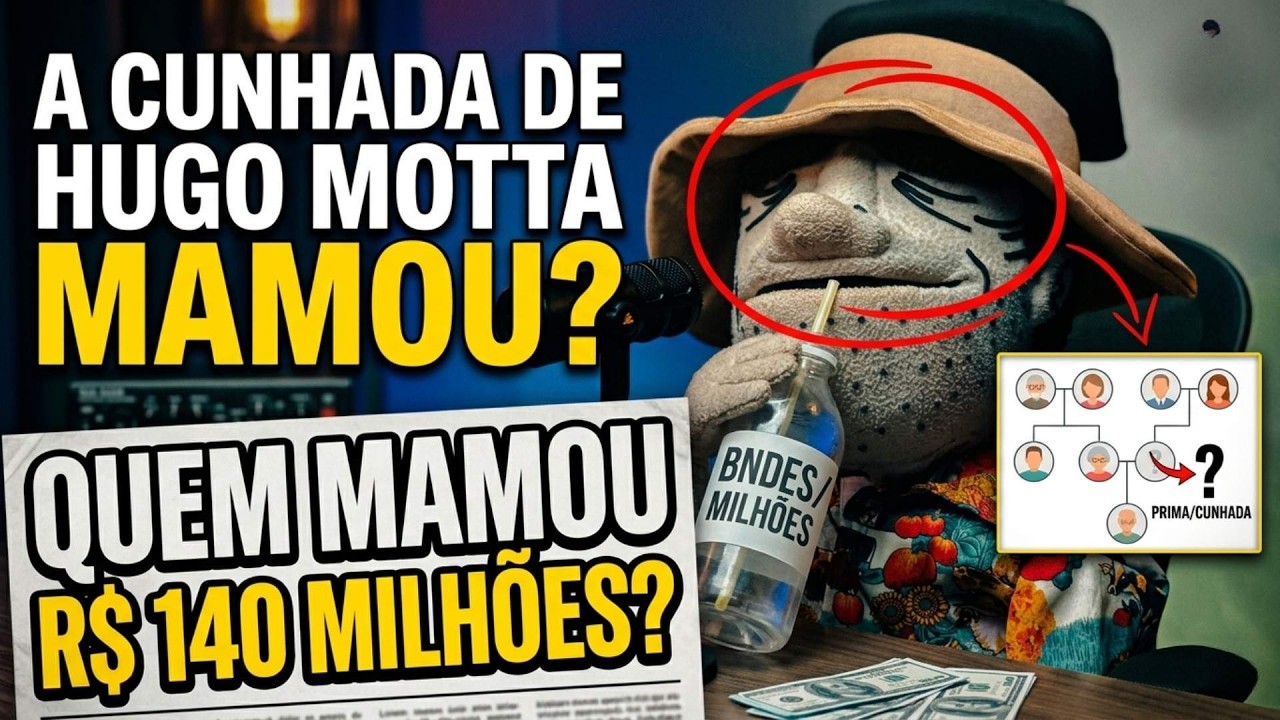 A CUNHADA DE HUGO MOTTA MAMOU R$ 140 MILHÕES DO BNDES? cover art