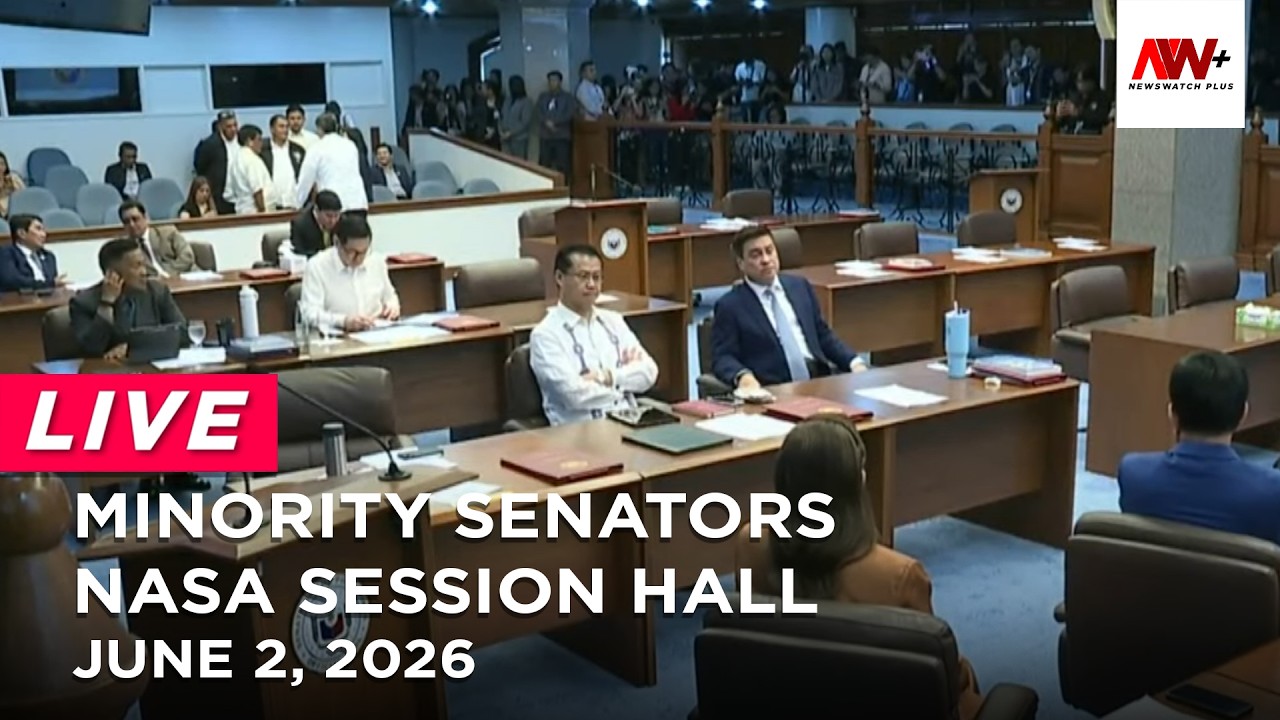 Minority Senators nasa session hall | NewsWatch Live cover art
