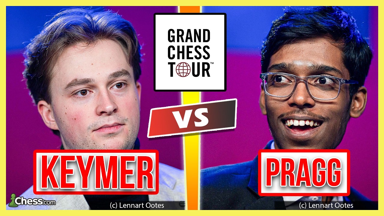 R. Praggnanandhaa vs. Vincent Keymer | Grand Chess Tour Bukarest 2026 cover art