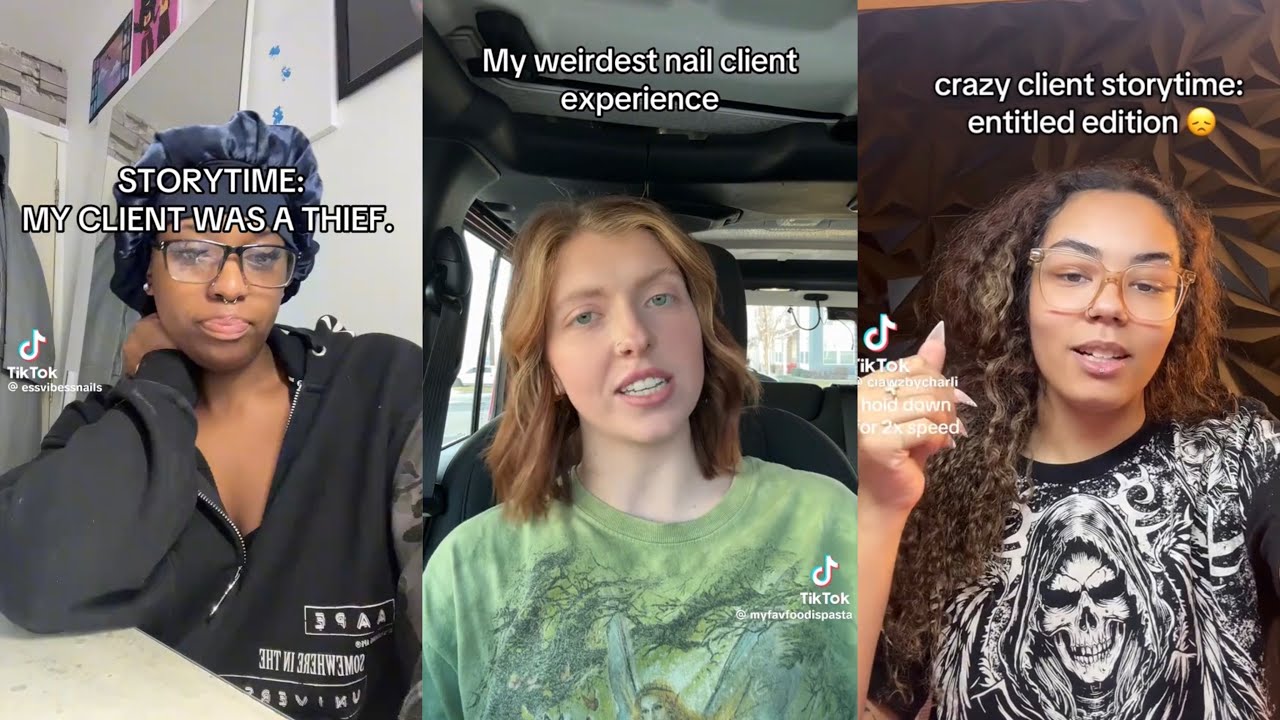 INSANE nail tech horror stories | 1 hour compilation #storytimecompilation #tiktok #horrorstories  cover art