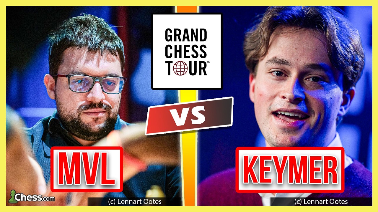 Vincent Keymer vs. Maxime Vachier-Lagrave | Grand Chess Tour Bukarest 2026 cover art