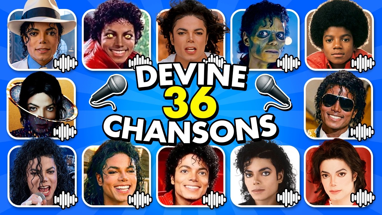 Devine 36 CHANSONS de MICHAEL JACKSON 👑🎶 | Blind Test Michael Jackson cover art