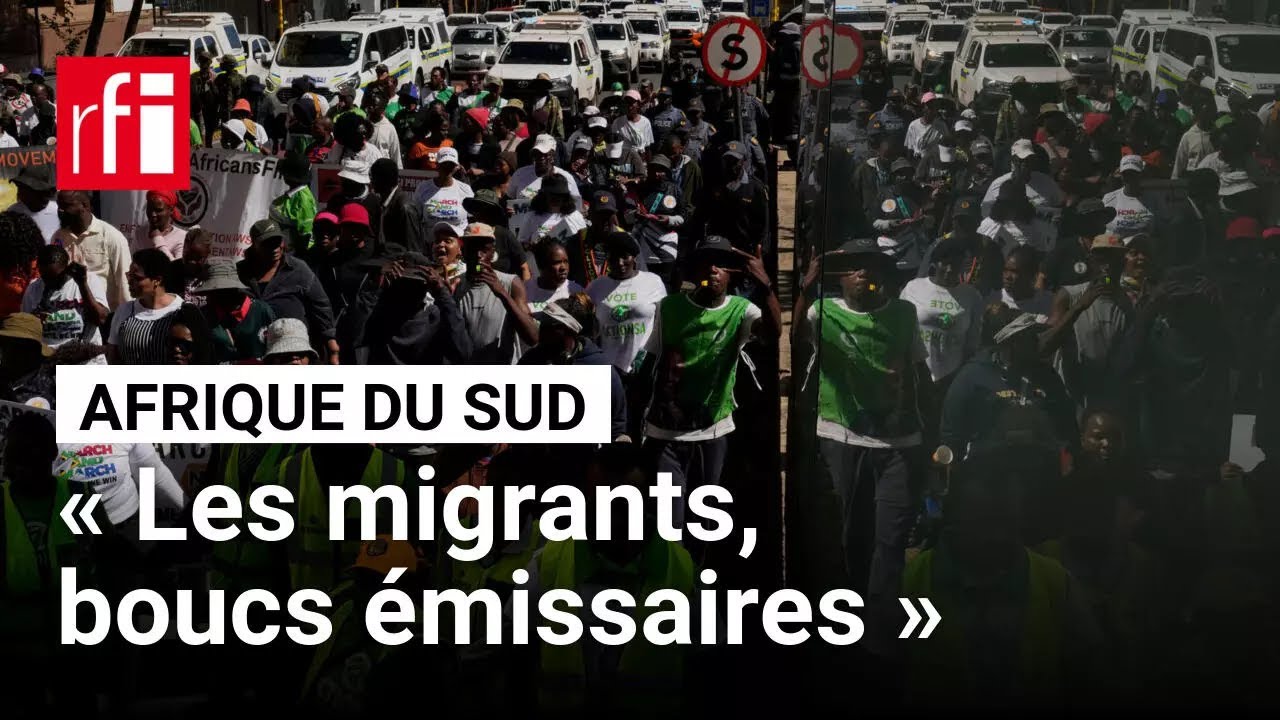 Afrique du Sud: «Les migrants jouent un rôle de bouc émissaire» • RFI cover art