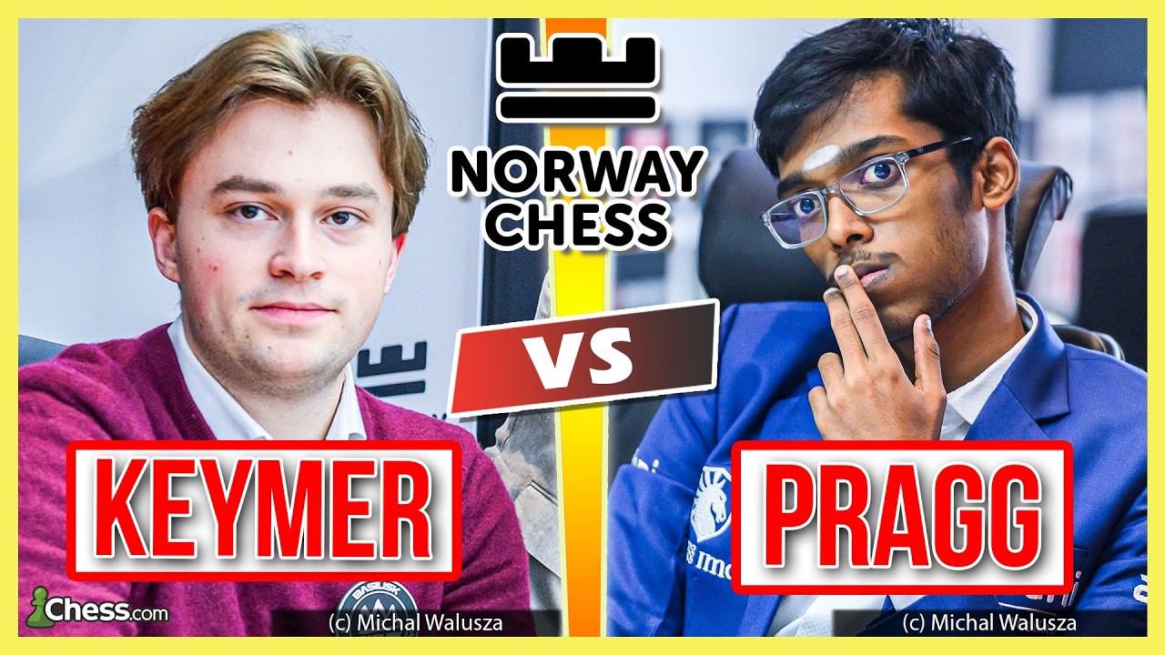 Vincent Keymer vs. R. Praggnanandhaa | Norway Chess 2026 cover art