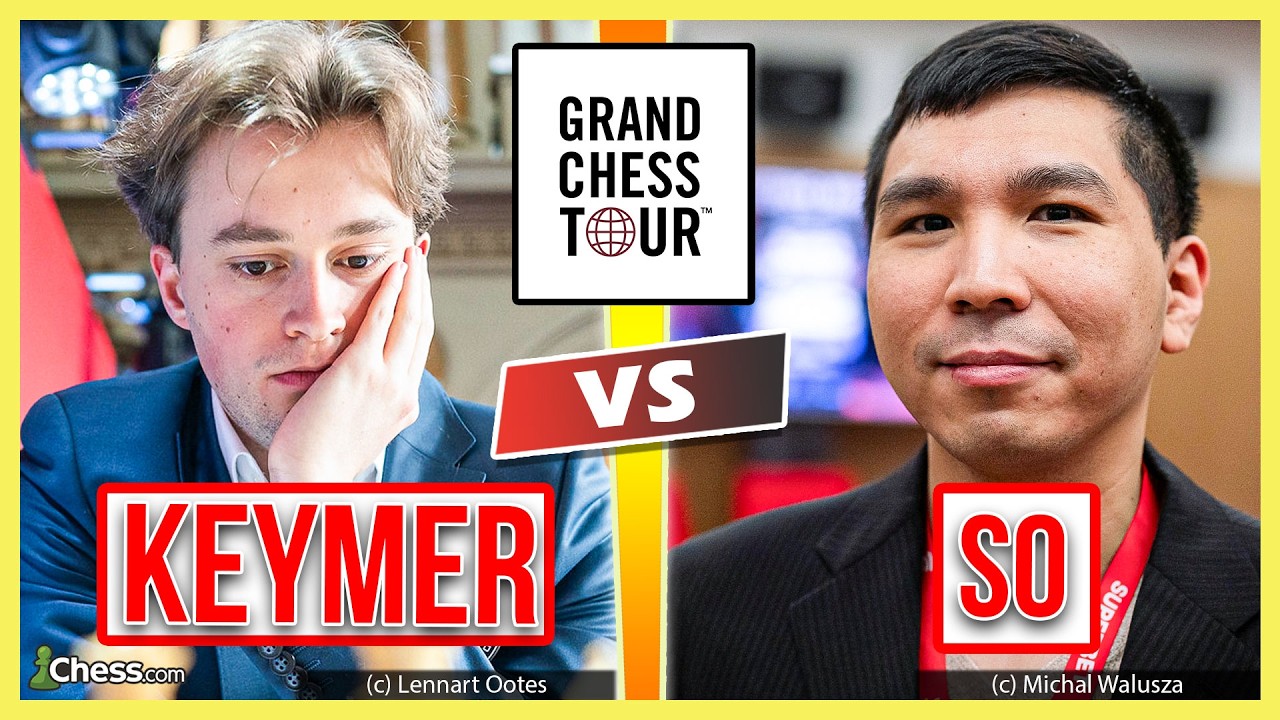 Wesley So vs. Vincent Keymer | Grand Chess Tour Bukarest 2026 cover art