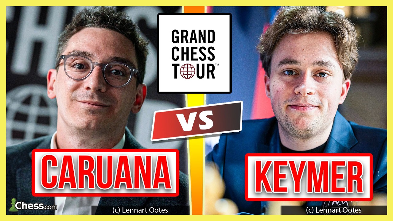 Fabiano Caruana vs. Vincent Keymer | Grand Chess Tour Bukarest 2026 cover art