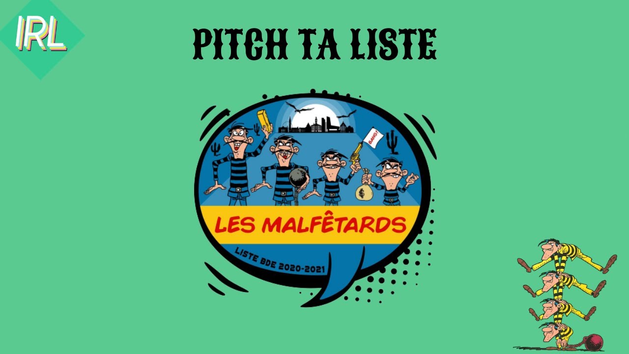 Pitch Ta liste BDE