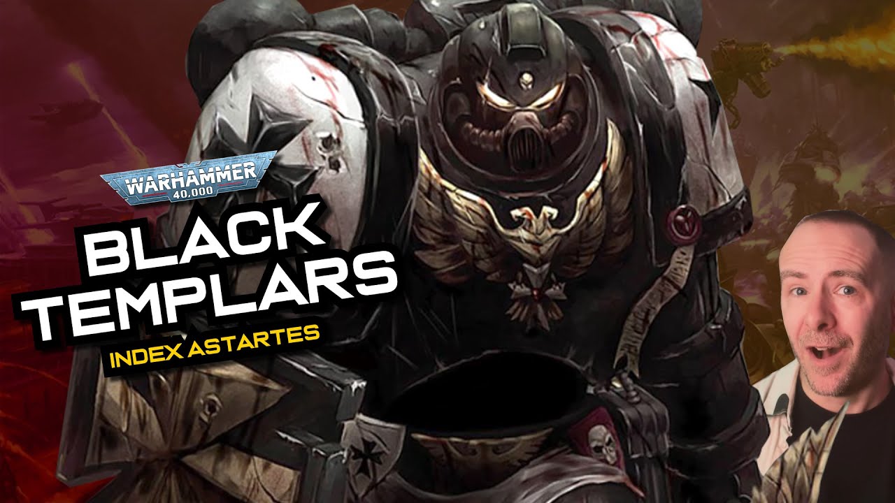 The BLACK TEMPLARS Chapter: Origins & Lore | Warhammer 40,000 Index Astartes cover art