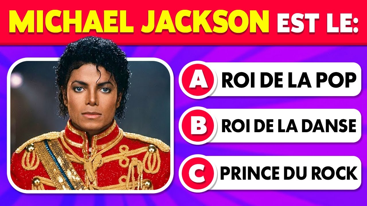 À quel point connais-tu MICHAEL JACKSON...? 🎤📀✅ | 34 Questions sur Michael Jackson cover art