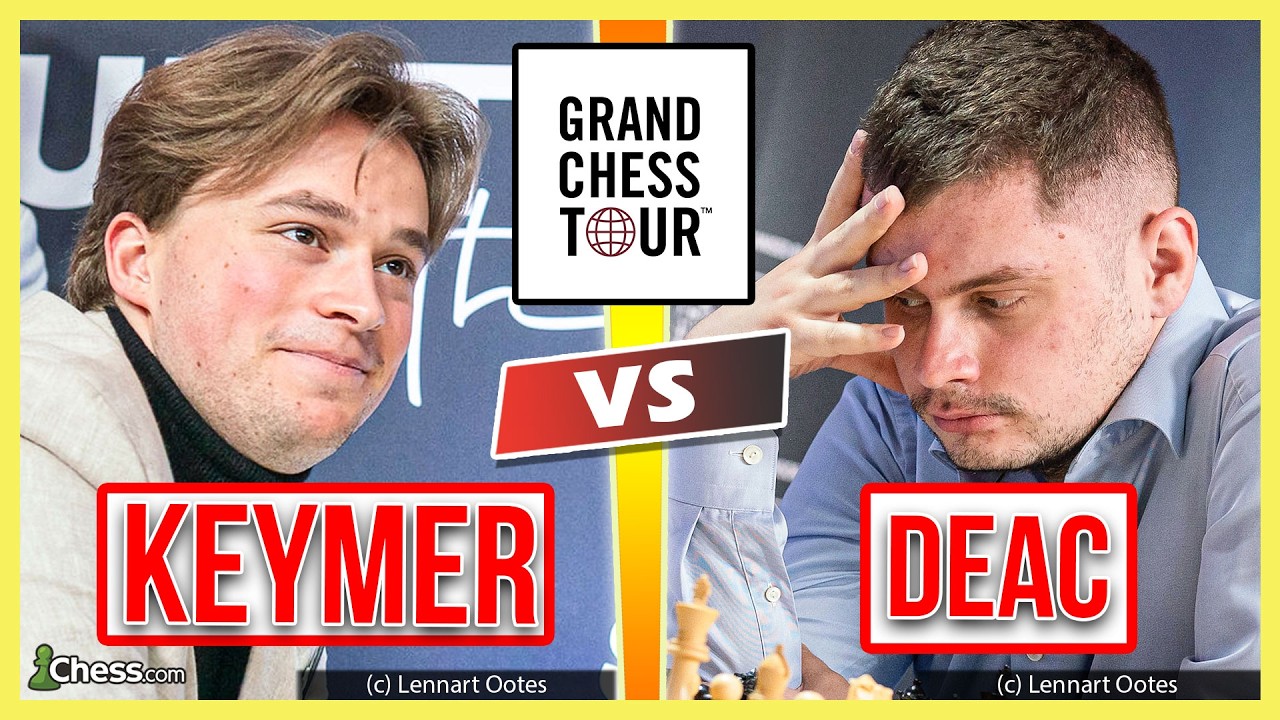 Vincent Keymer vs. Bogdan Daniel Deac | Grand Chess Tour Bukarest 2026 cover art