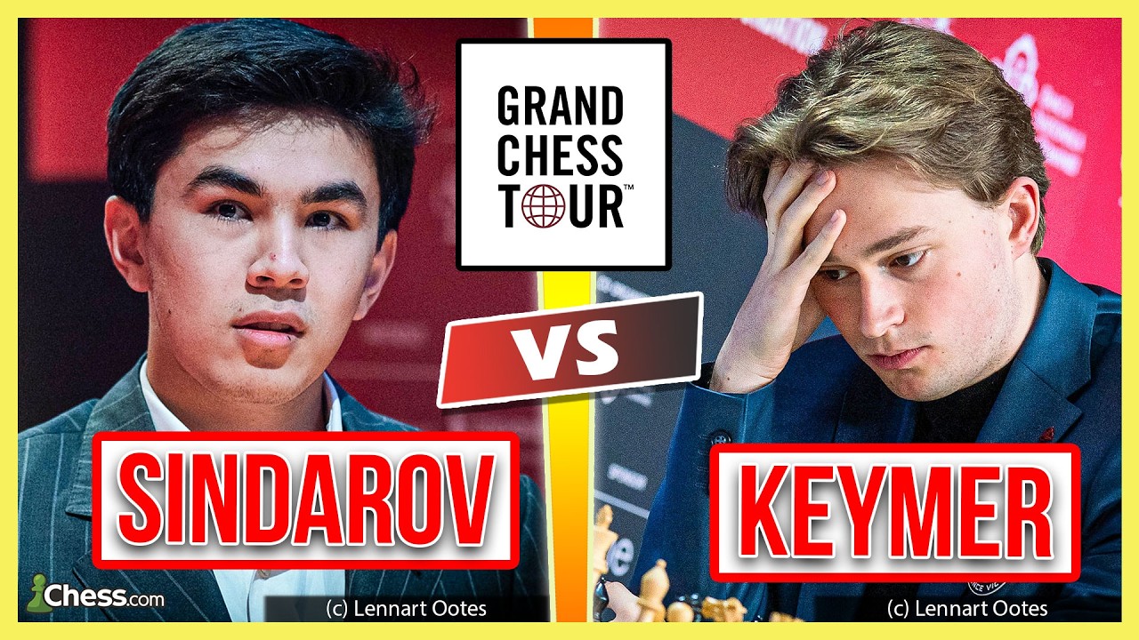 Javokhir Sindarov vs. Vincent Keymer | Grand Chess Tour Bukarest 2026 cover art
