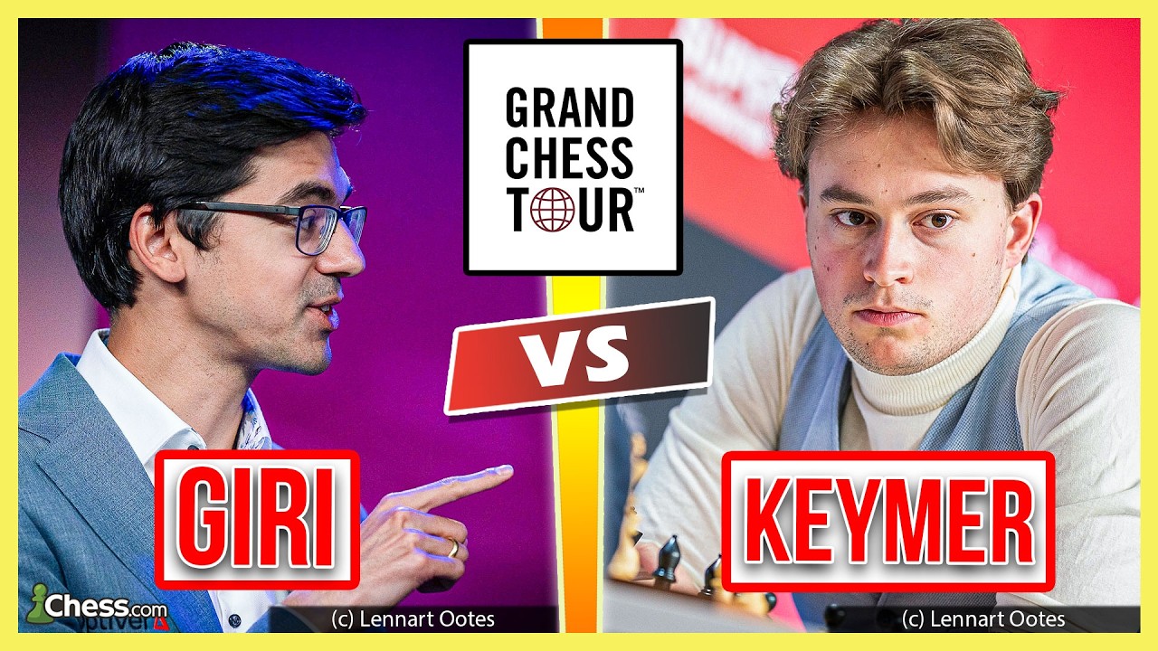 Anish Giri vs. Vincent Keymer | Grand Chess Tour Bukarest 2026 cover art