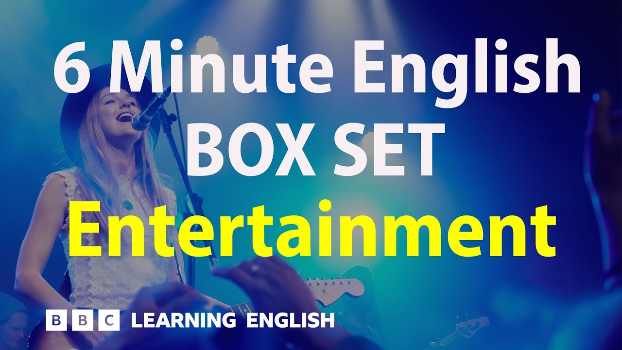 BOX SET: 6 Minute English - 'Entertainment' English mega-class! 30 minutes of new vocab! cover art