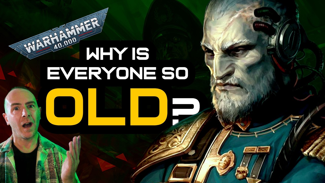 Why is EVERYONE in Warhammer So OLD? | Warhammer 40k Lore cover art