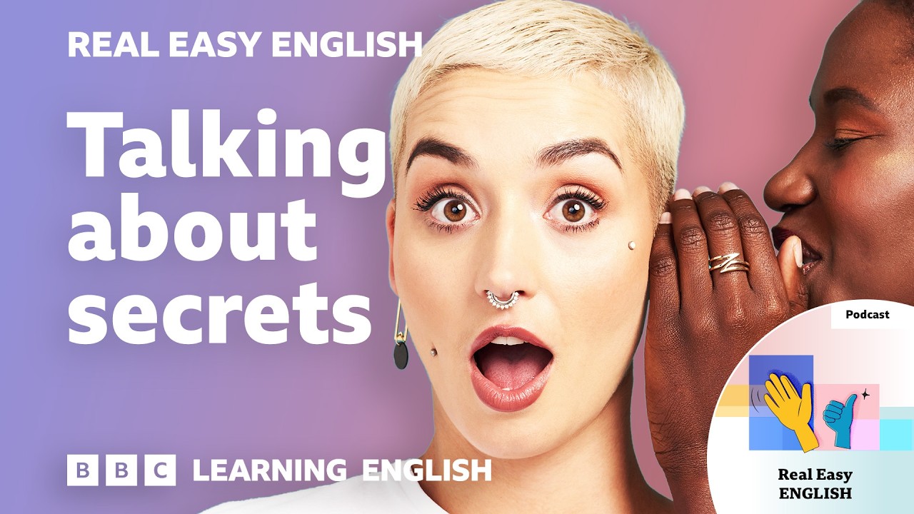 Learn the language of secrets 🤫🤐🙊 Real Easy English cover art