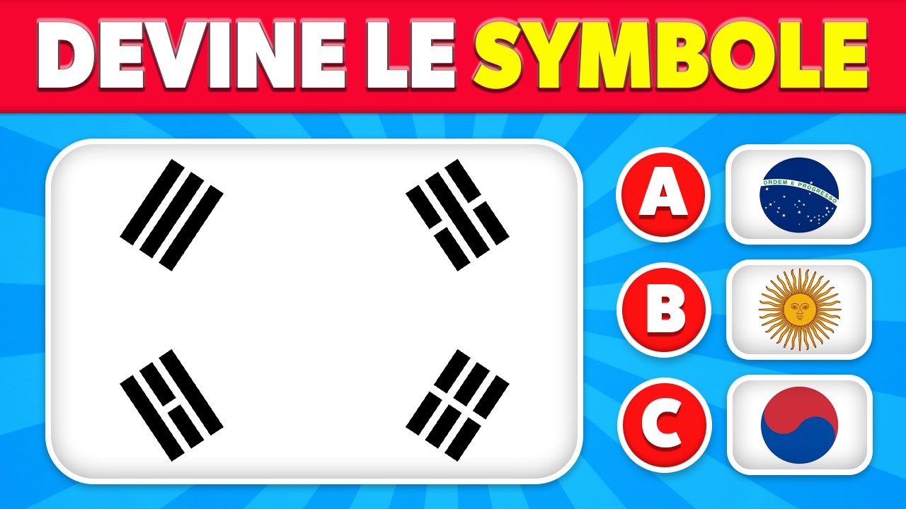 Devine le DRAPEAU par son SYMBOLE | Peux-tu deviner les 50 pays ? cover art