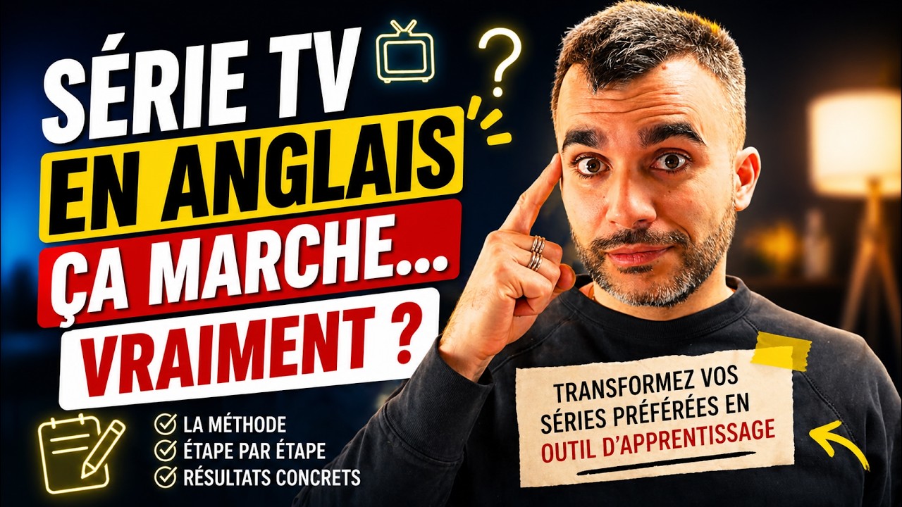 Apprendre l'anglais avec les séries : comment y arriver (vraiment) cover art