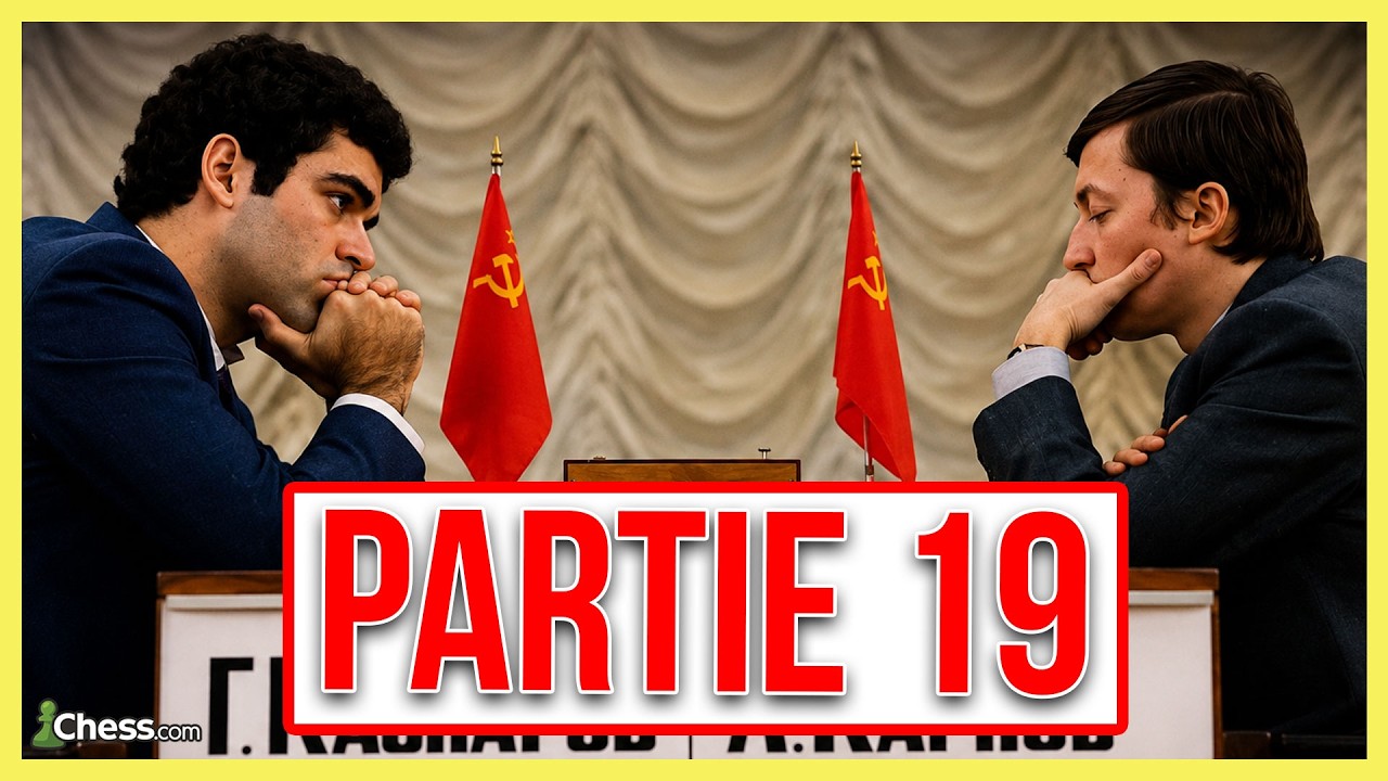 Schach-WM 1985 Karpov vs. Kasparov || Partie 19 cover art