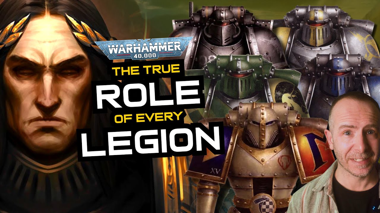 What was the REAL ROLE of the 18 ASTARTES LEGIONS? | Warhammer 40k Lore cover art