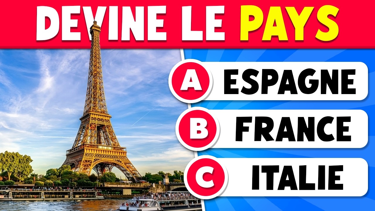 Devine le PAYS à partir d'UN SEUL INDICE | Quiz Géographie cover art