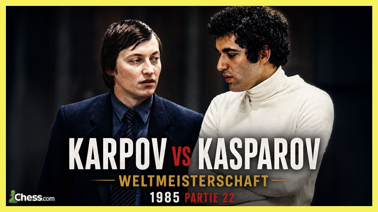 Schach-WM 1985 Karpov vs. Kasparov || Partie 22 cover art