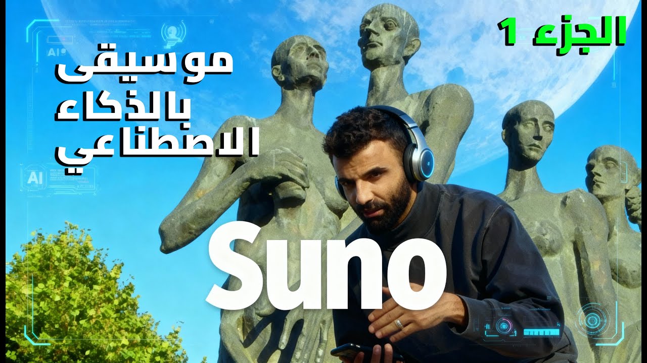 Suno AI كيف تعمل موسيقى على  cover art