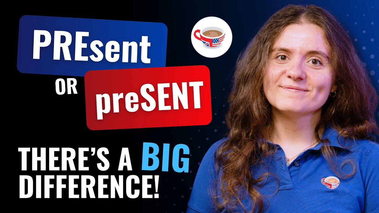 English word stress explained - 'PREsent' or 'preSENT'