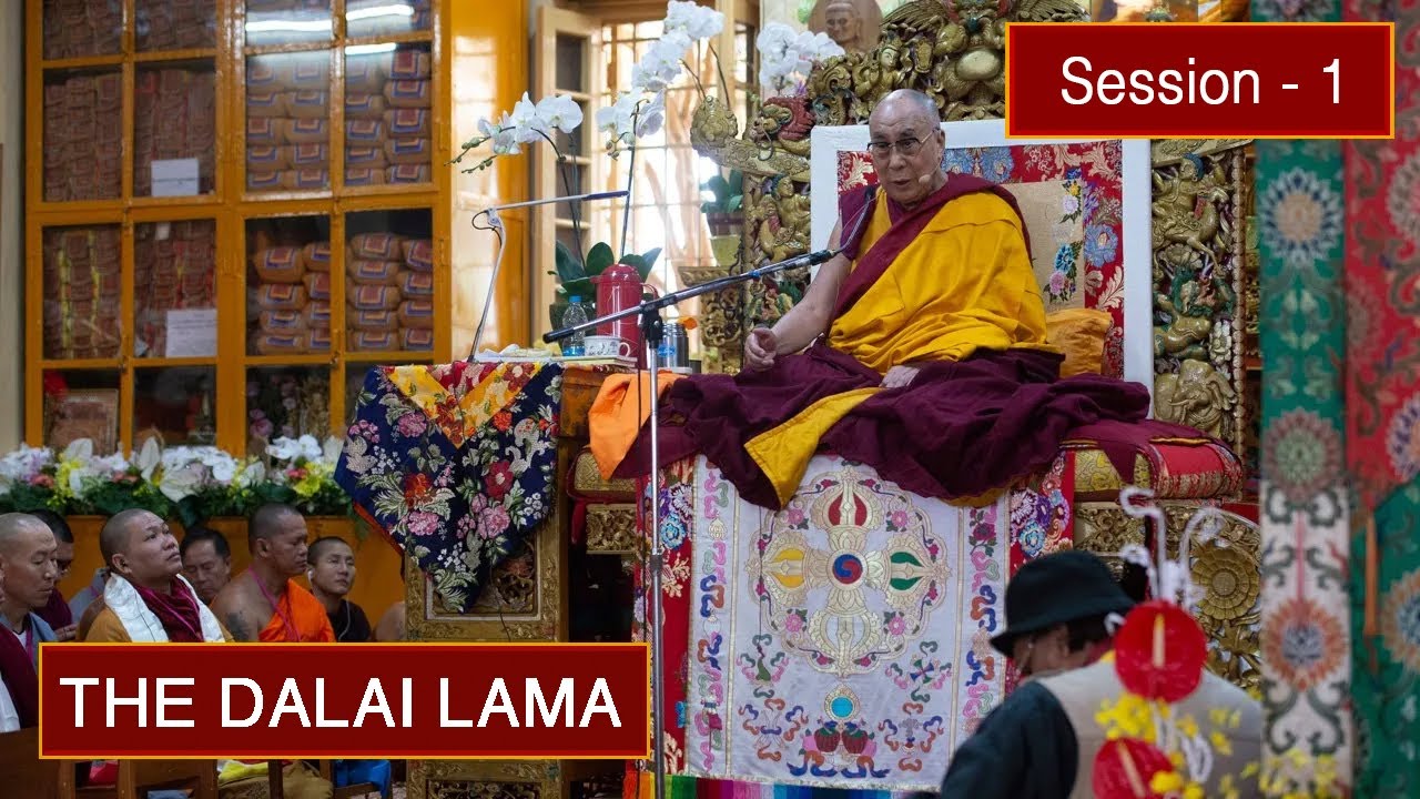 Dharamsala Teachings September 2015 - Session 1 - English Translation cover art