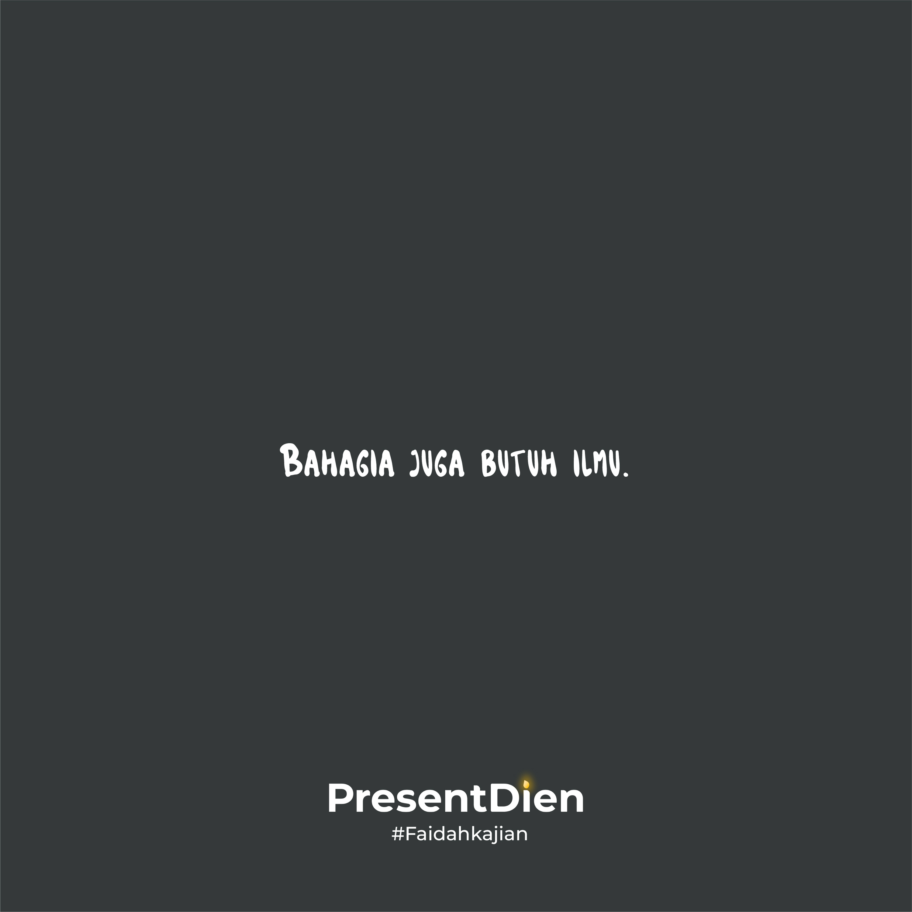 Bahagia juga butuh “ilmu” cover art