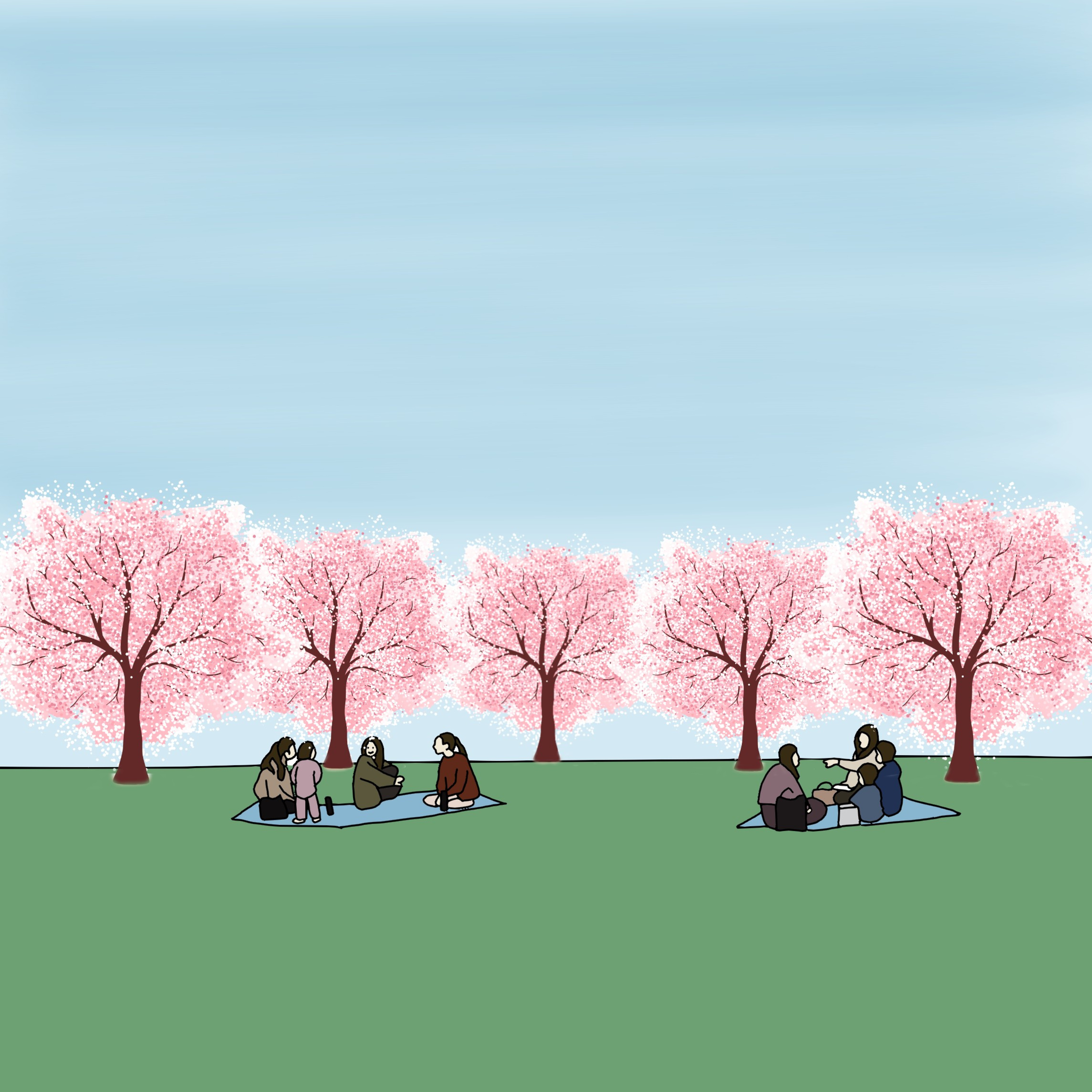negeri sakura : hanami di jepang cover art