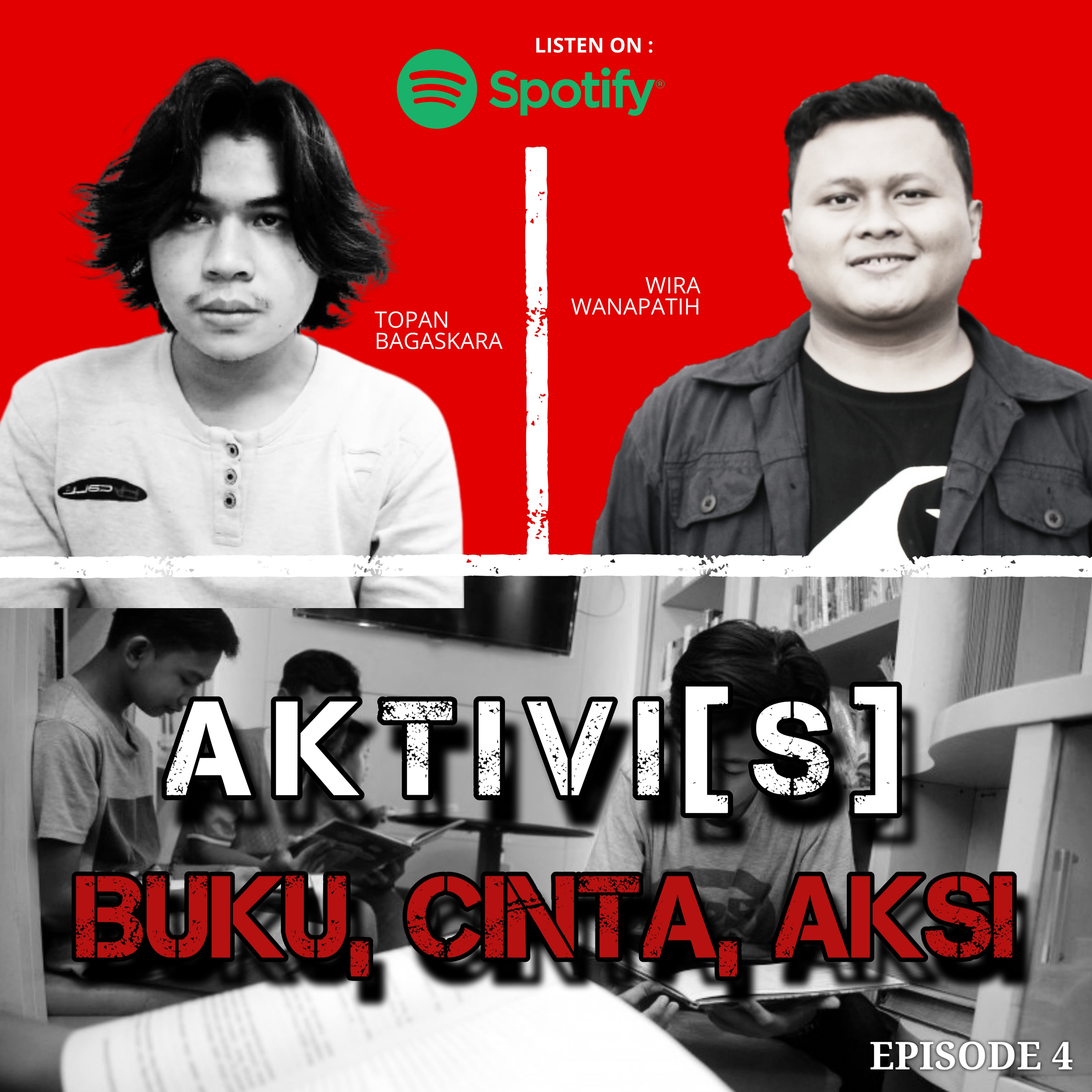 AKTIVI[S] BUKU, CINTA, AKSI Eps 4 cover art